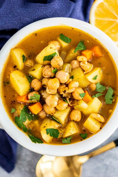 Chickpea Soup With Potatoes