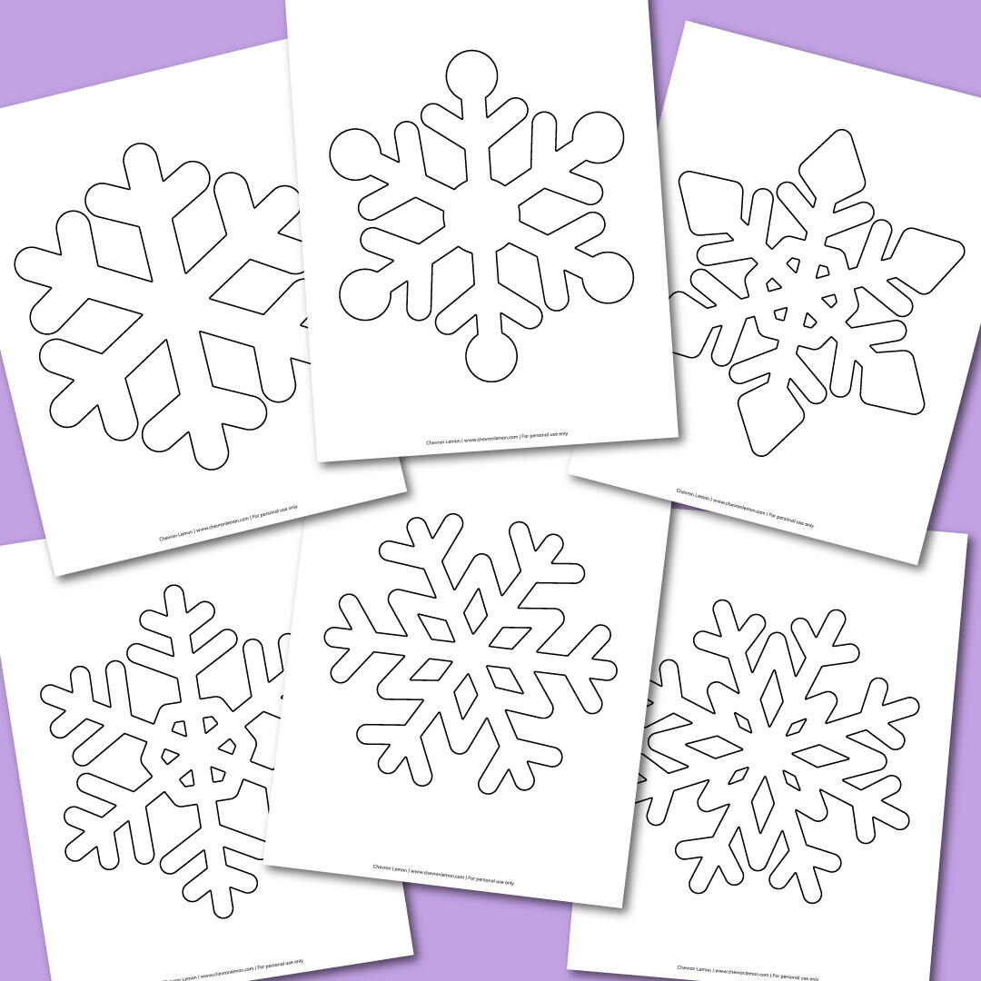 Printable Snowflake Coloring Pages FaveCrafts com Printable Snowflake Coloring Pages FaveCrafts com