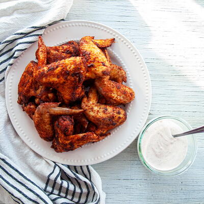 Sweet And Spicy Dry Rub Chicken Wings