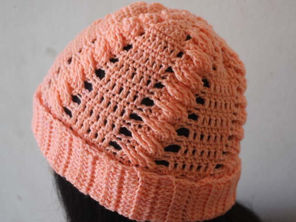 Cable Stitched Hat With Gloves Ladies/girls 