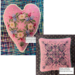 Valentine Cross-Stitch Patterns and Accessories Bundle Giveaway