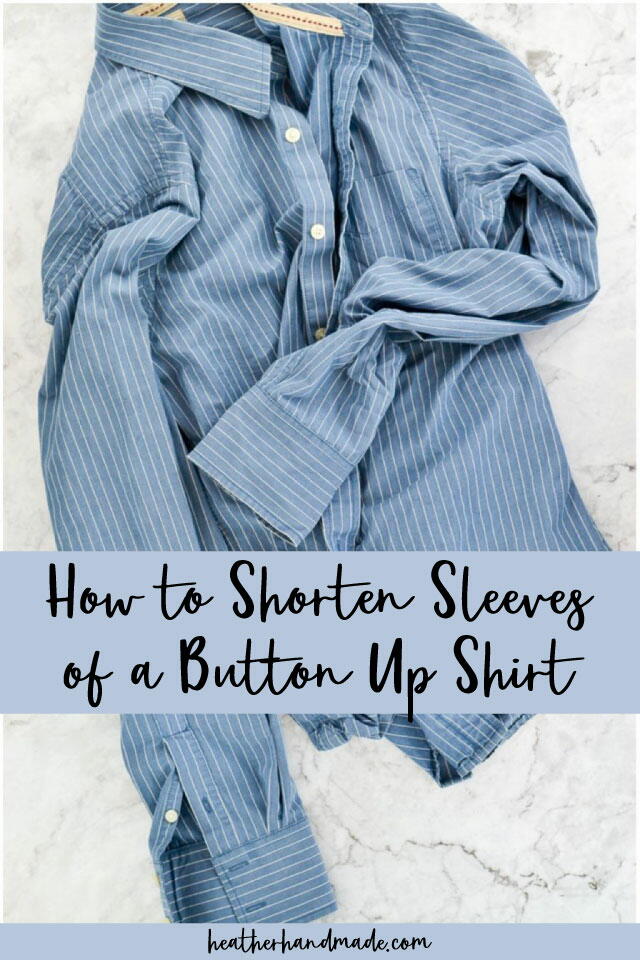 How to Shorten Sleeves of a Button Up Shirt | AllFreeSewing.com How to Shorten Sleeves of a Button Up Shirt | AllFreeSewing.com