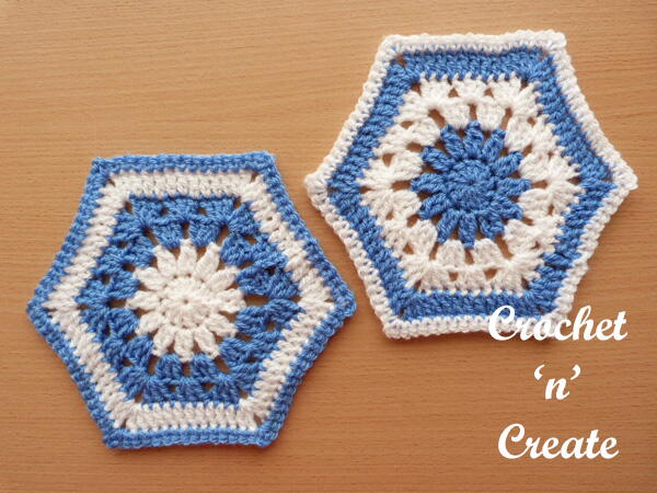 Crochet Afghan Hexagon