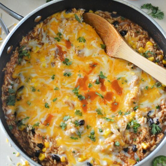 Cheesy Enchilada Rice