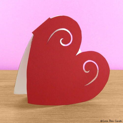 Heart-shaped Card