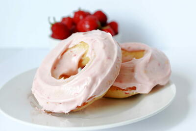 Strawberry Glazed Donuts