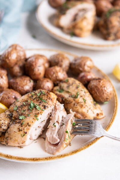 Air Fryer Chicken Thighs And Potatoes