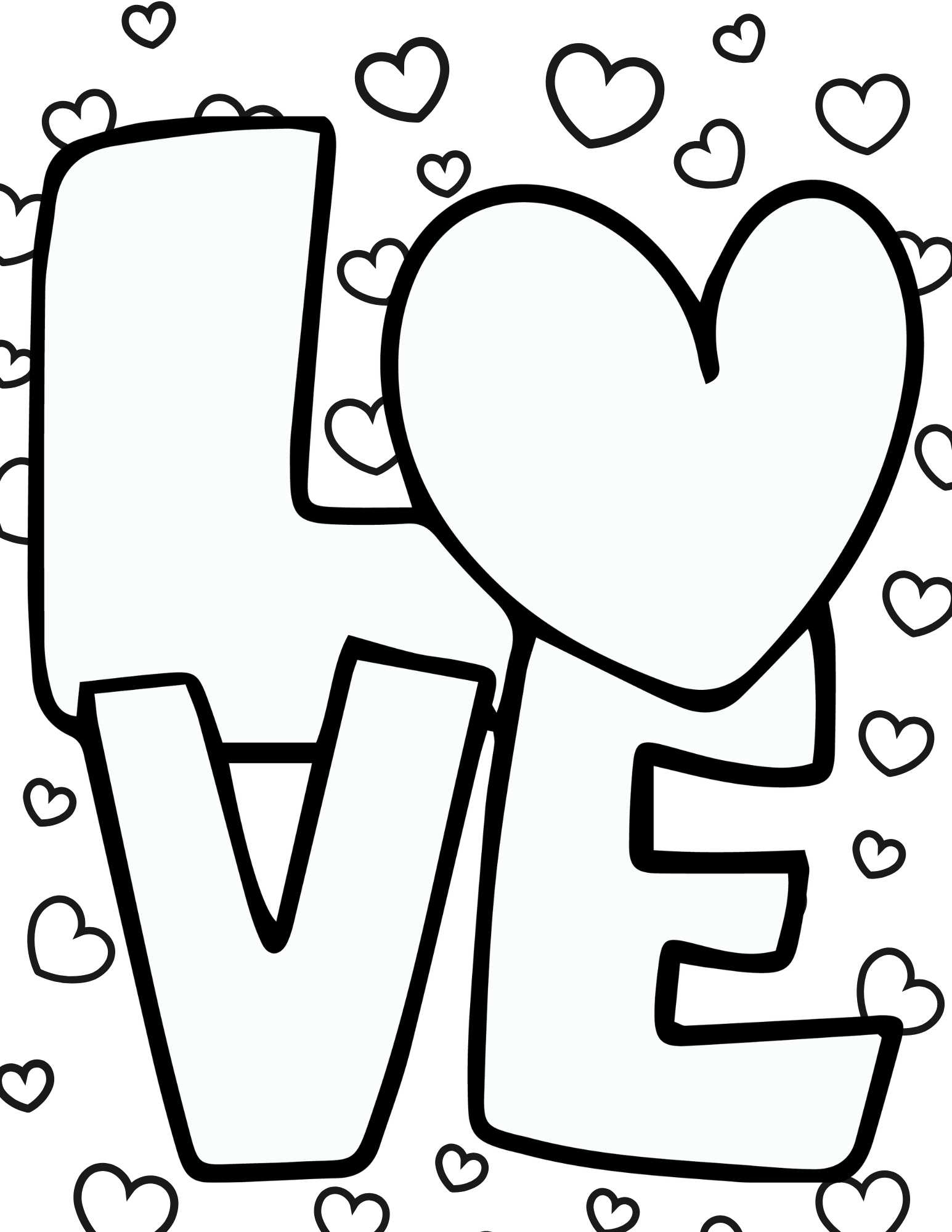 Free Printable Love Coloring Pages | AllFreePaperCrafts.com