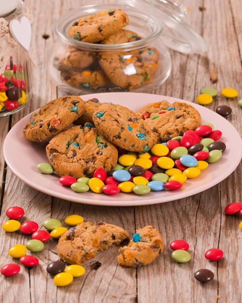 M&m Chocolate Chip Cookies