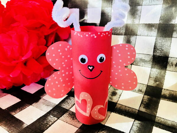 Love Bug Toilet Paper Roll Craft