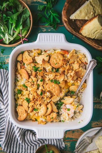 Savannah Shrimp And Rice Casserole