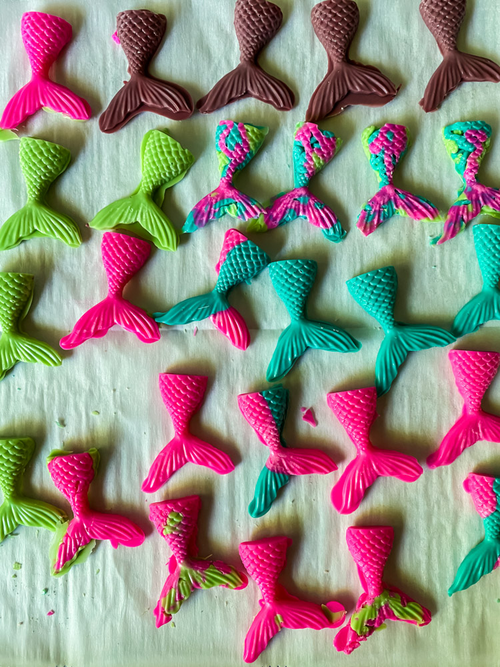 Diy Chocolate Mermaid Cake Topper