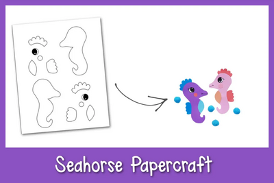 Seahorse Papercraft