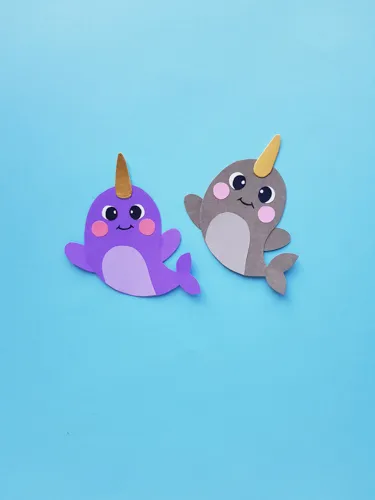 Papercraft Narwhal