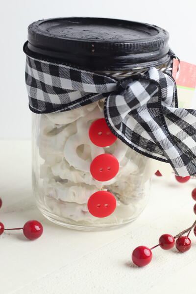 Snowman Mason Jar