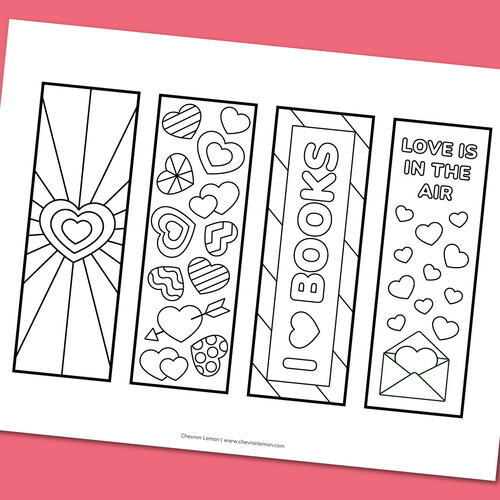 Printable Valentine #39 s Day Coloring Bookmarks AllFreeKidsCrafts com Printable Valentine #39 s Day Coloring Bookmarks AllFreeKidsCrafts com