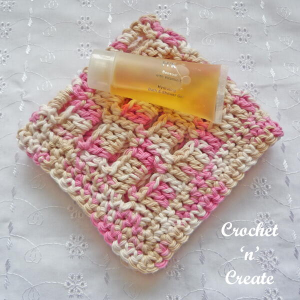 Crochet Speckled Facecloth