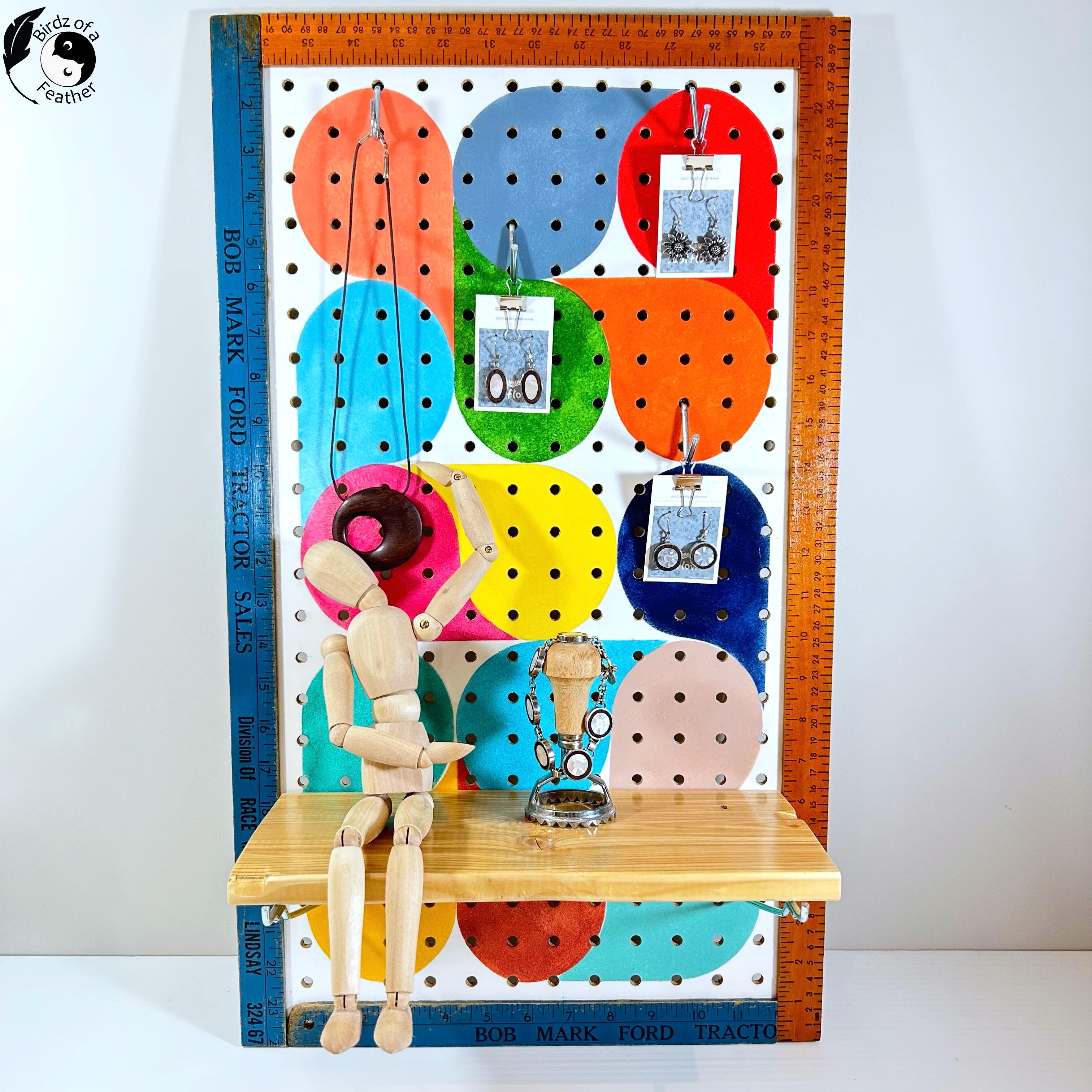 Colourful Jewelry Display Pegboard DIYIdeaCenter Com   1674476813 303147jpeg UserCommentImage ID 5066456 