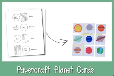 Papercraft Planet Cards