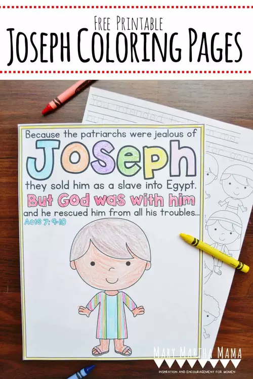 Joseph Coloring Pages