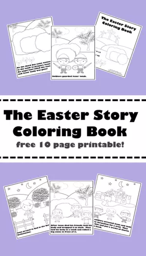 Easter Story Coloring Book