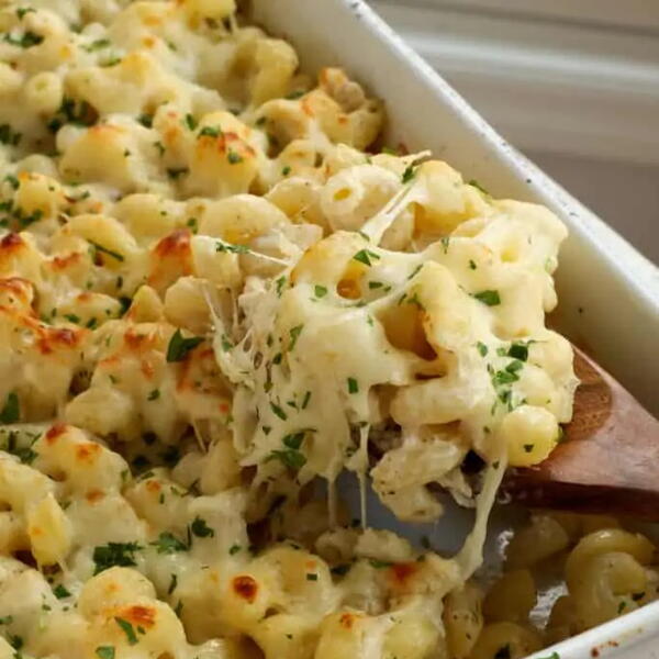 Chicken Alfredo Bake 