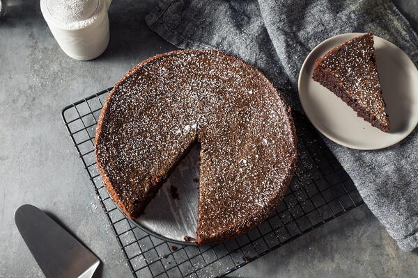 Chocolate Almond Olive Oil Cake Recipe