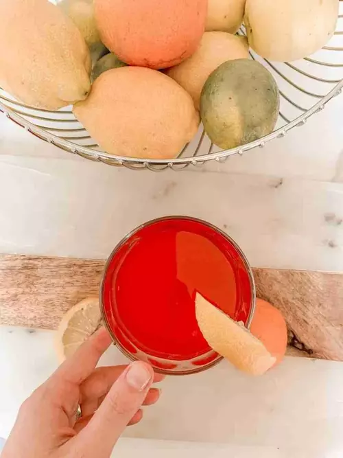 Cranberry Orange Lemon Honey Morning Tonic