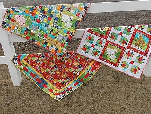 Animal Pens Baby Quilt