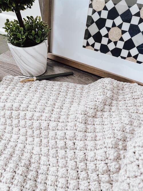 Neutral Crochet Blanket Pattern