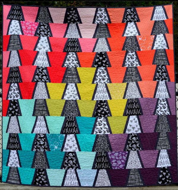 Black and White in Color Quilt