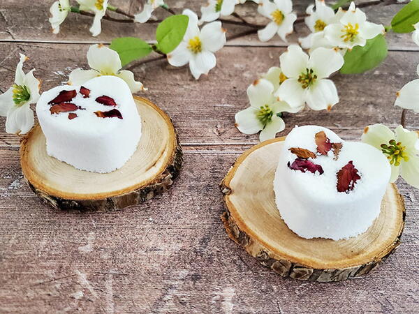 Rose Petal Bath Bombs