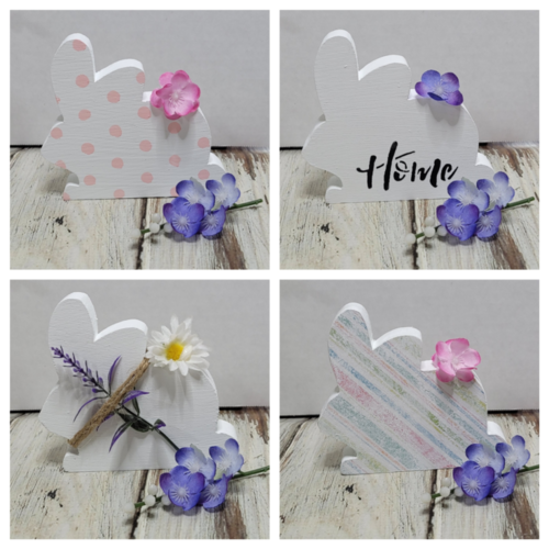 4 Ideas For Decorating A Wood Bunny