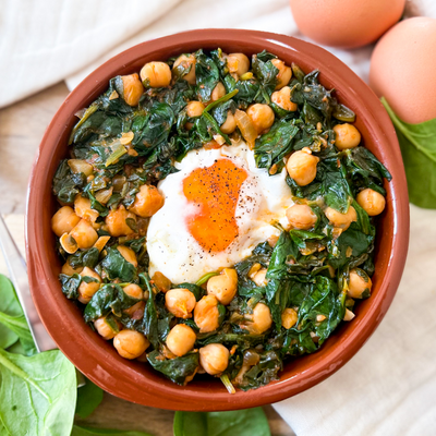 Spanish Spinach And Eggs | A Classic Recipe From Sevilla Spain
