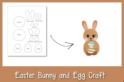 Easter Bunny And Egg Craft