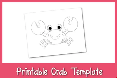 Printable Crab Template AllFreeKidsCrafts Com