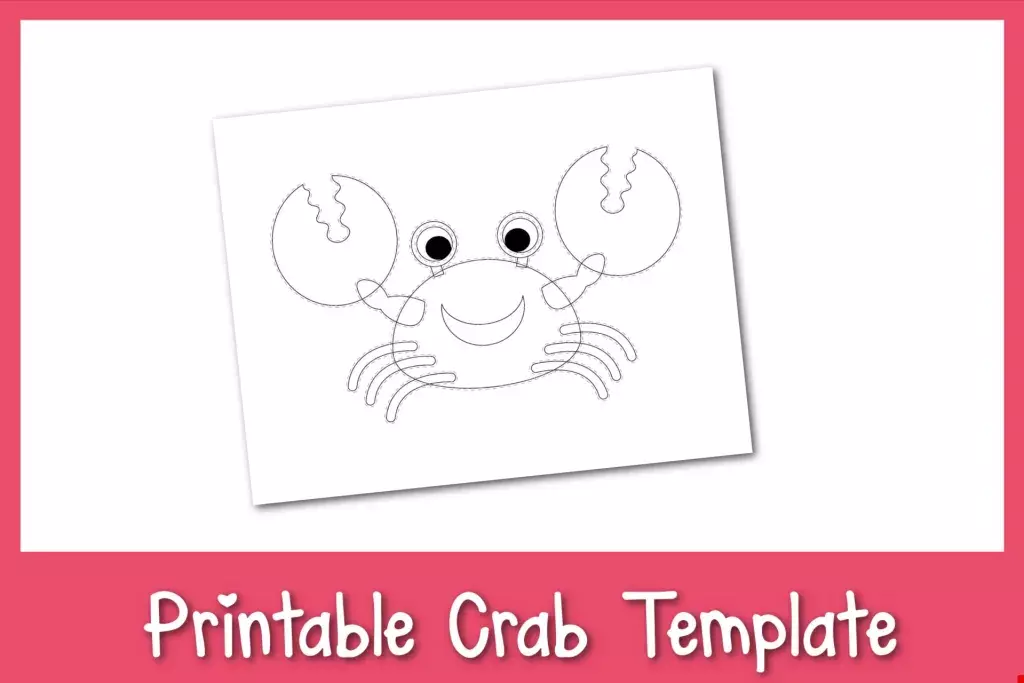 Printable Crab Template | AllFreeKidsCrafts.com printable-crab-template-allfreekidscrafts-com