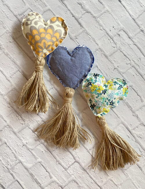 Boho Heart Tassels