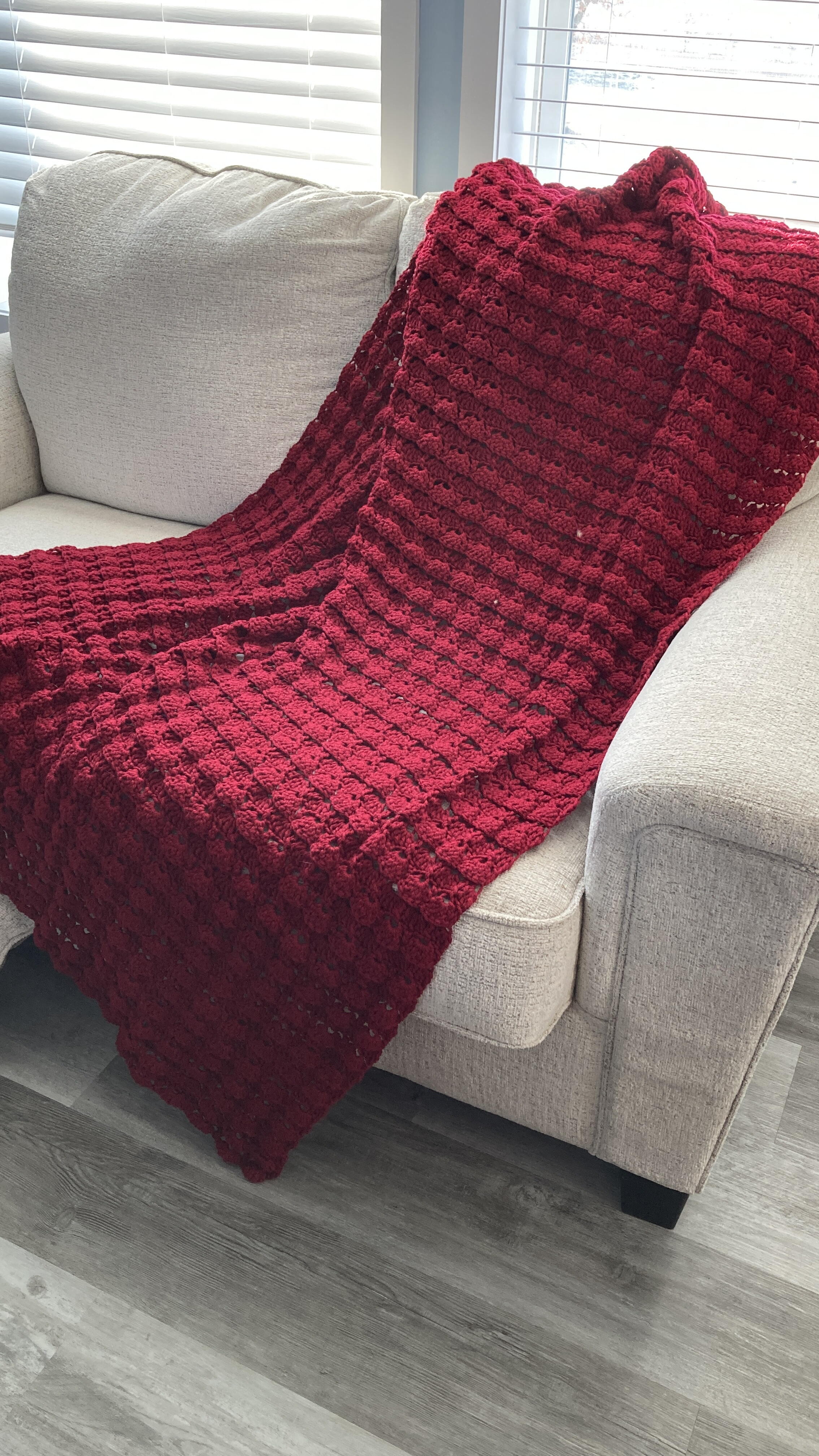 Shell Stitch Afghan Pattern | AllFreeCrochetAfghanPatterns.com