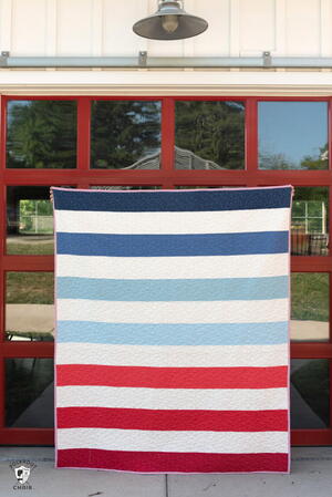 Simple Striped Quilt Pattern