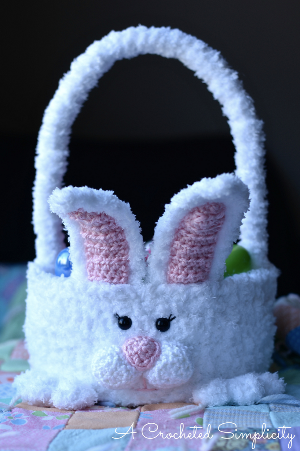 Easter Bunny Basket Allfreeholidaycrafts Easter Bunny Basket Allfreeholidaycrafts