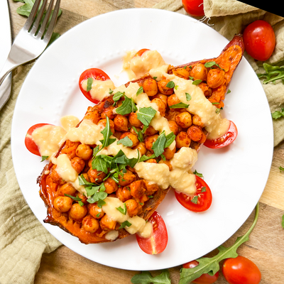 Sweet Potatoes With Chickpeas | A Healthy Dish For The Body & Soul