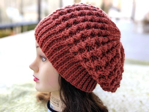 Flat Knit Beret