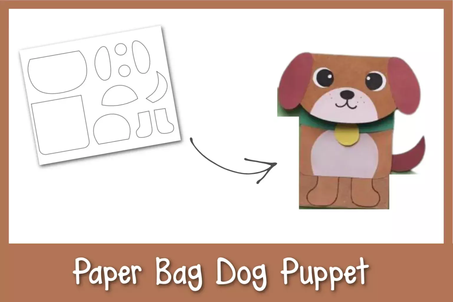easy-paper-bag-dog-puppet-with-free-template-allfreepapercrafts