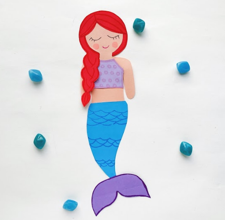 Mermaid Papercraft