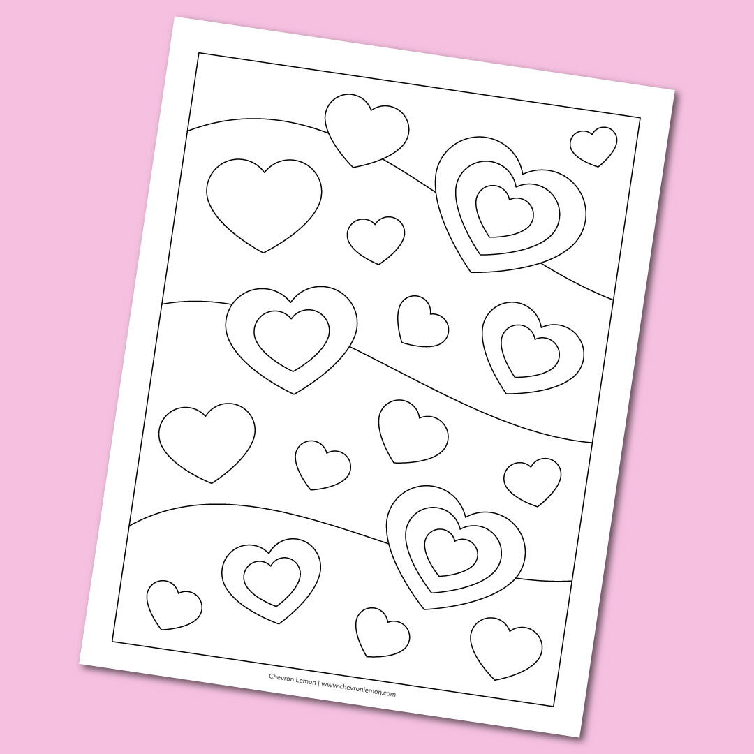 Heart Coloring Page | AllFreeKidsCrafts.com