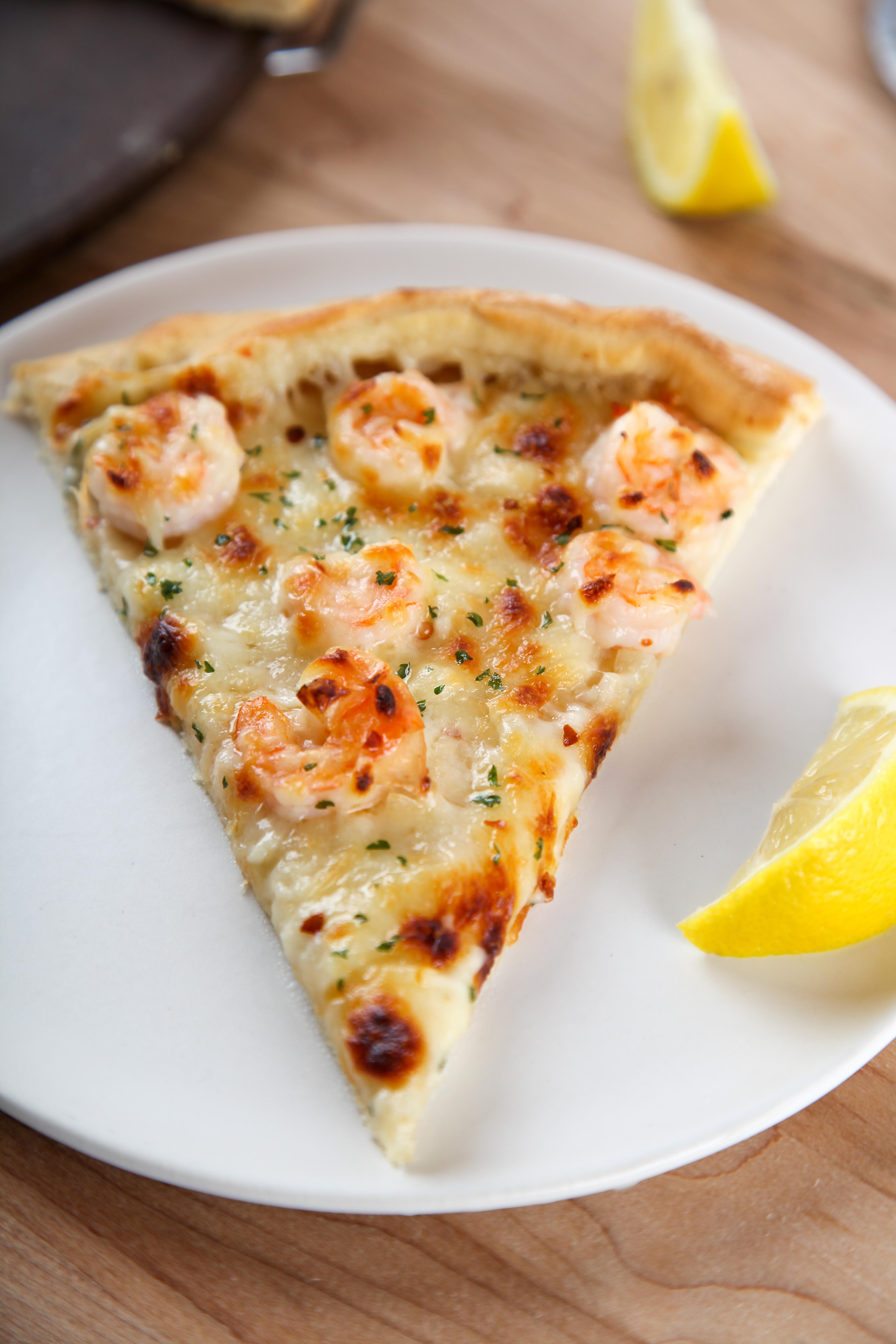 Shrimp Scampi Pizza | AllFreeCopycatRecipes.com