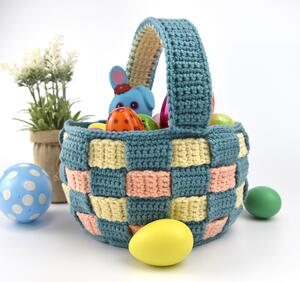 Crochet Easter Basket Pattern