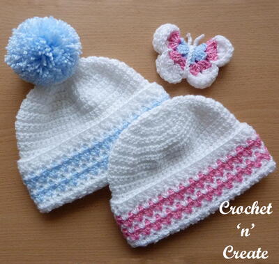 Butterfly Baby Beanie Hat