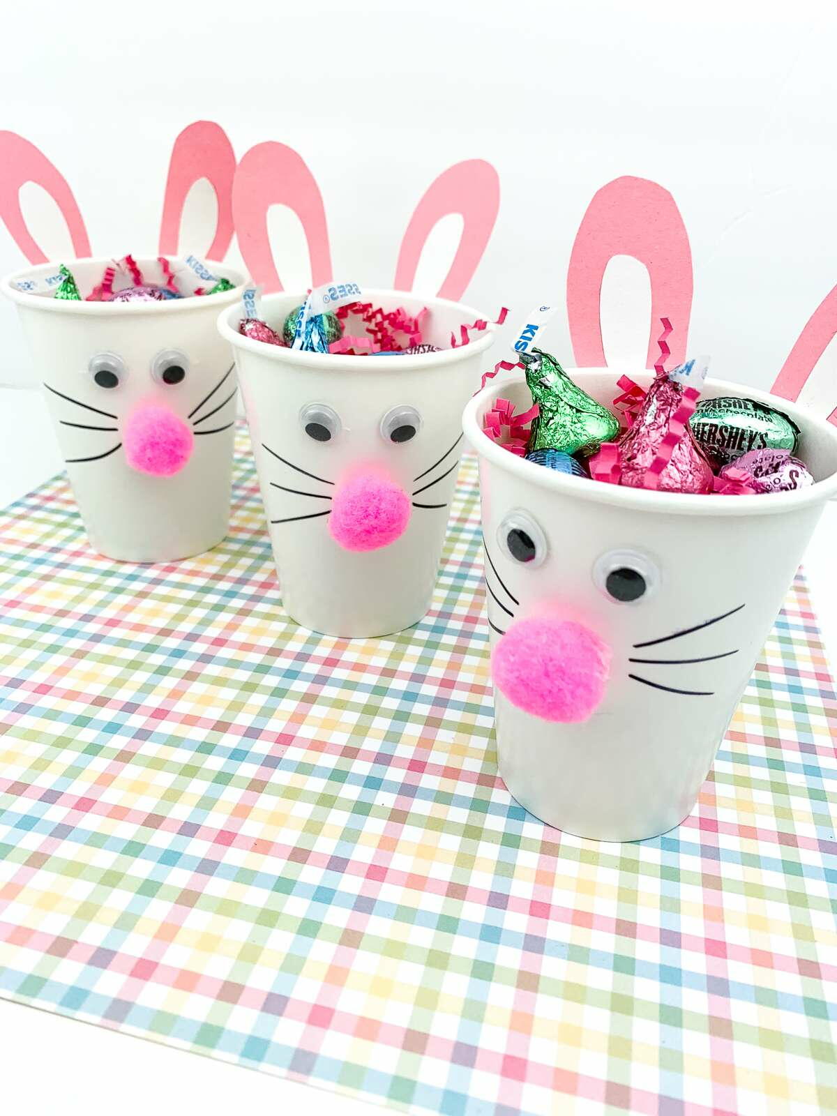 Cute Bunny Treats Cups | AllFreeKidsCrafts.com